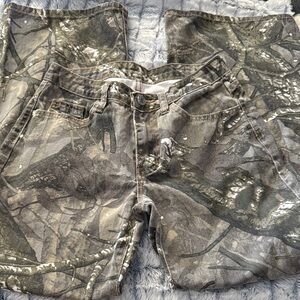 SHEIN Camouflage Wide Leg Pants